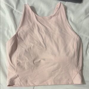 Lululemon align high neck, tank top pink peony small